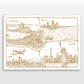 Personalised Adventures & Memories Print (4 to 10 location print)