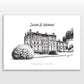 Personalised Wedding Venue Print