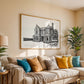 Personalised Home Portrait With Street Sign