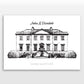 Personalised Wedding Venue Print