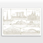 Personalised Adventures & Memories Print (4 to 10 location print)