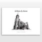 Personalised Wedding Venue Print
