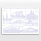 Personalised Adventures & Memories Print (4 to 10 location print)