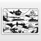 Personalised Adventures & Memories Print (4 to 15 location print)