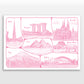 Personalised Adventures & Memories Print (4 to 10 location print)