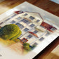 Personalised Watercolour Home Portrait