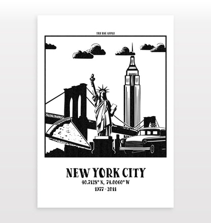 Personalised Adventures & Memories Print (Single Image Portrait)