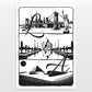 Personalised Adventures & Memories Print (3 Location Print with lettering)