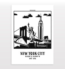 Personalised Adventures & Memories Print (Single Image Portrait)