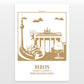 Personalised Adventures & Memories Print (Single Image Portrait)