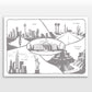 Personalised Adventures & Memories Print (5 Location Print)