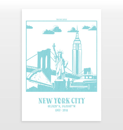 Personalised Adventures & Memories Print (Single Image Portrait)