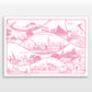 Personalised Adventures & Memories Print (10 Location Print)