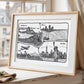 Personalised Adventures & Memories Print (4 to 10 location print)